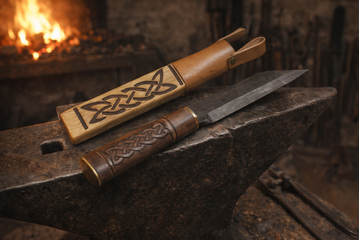 Celtic knot knife photo